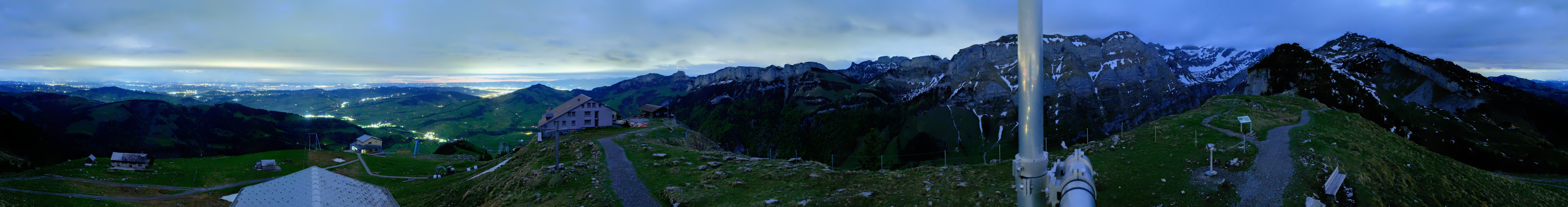 Archived image Webcam Ebenalp Top Station