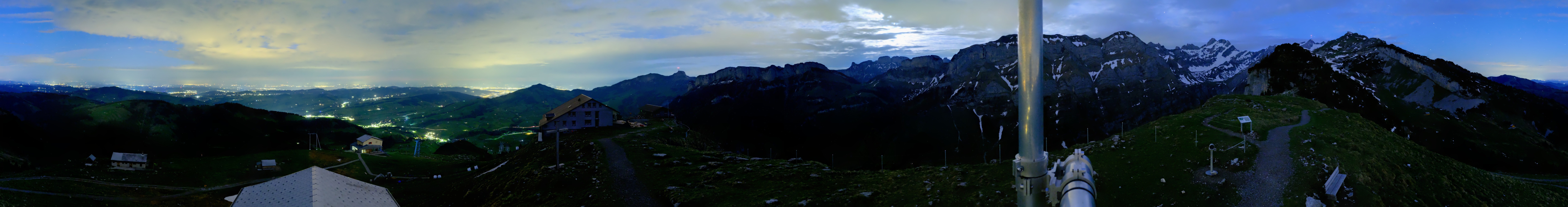 Archived image Webcam Ebenalp Top Station