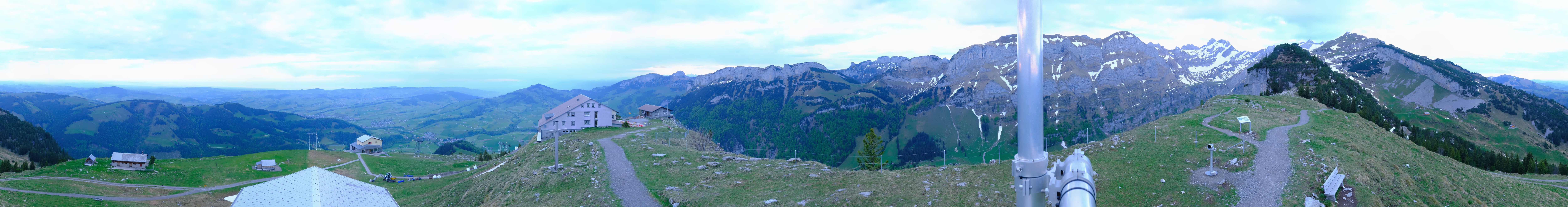 Archiv Foto Webcam Ebenalp Bergstation