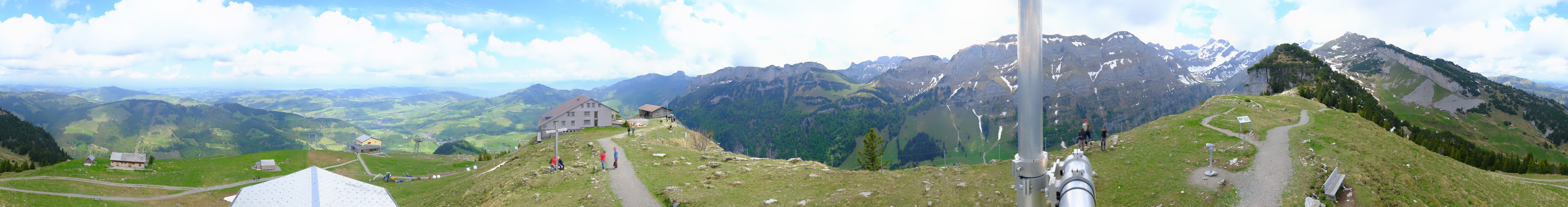 Archiv Foto Webcam Ebenalp Bergstation