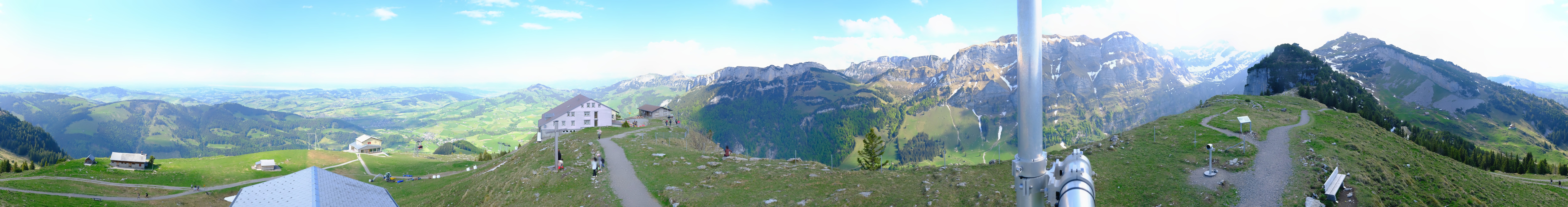 Archiv Foto Webcam Ebenalp Bergstation