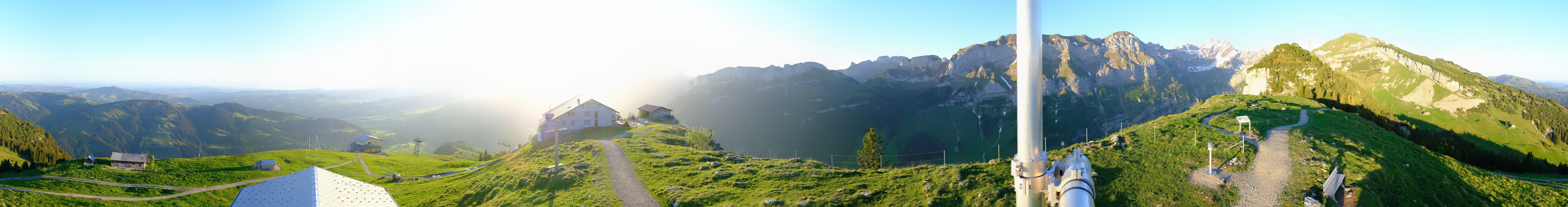 Archiv Foto Webcam Ebenalp Bergstation