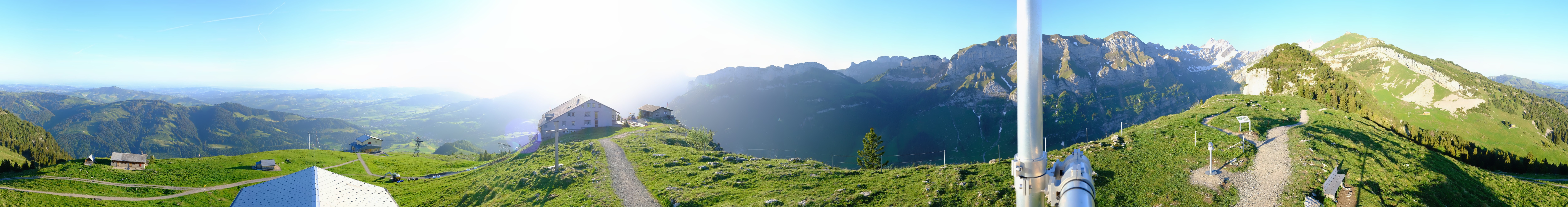 Archiv Foto Webcam Ebenalp Bergstation