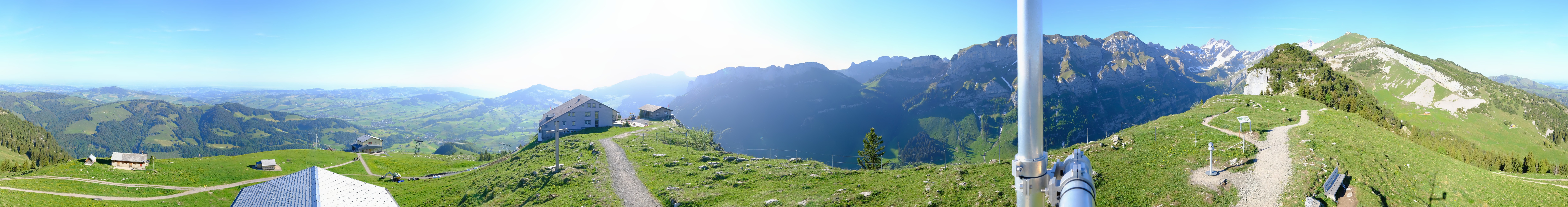 Archiv Foto Webcam Ebenalp Bergstation