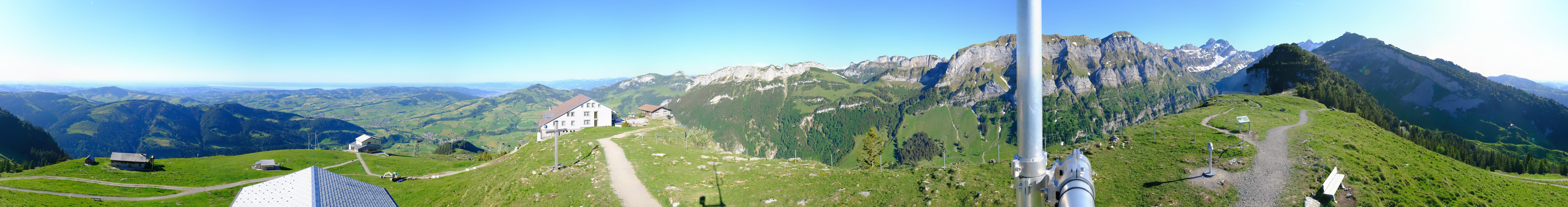Archiv Foto Webcam Ebenalp Bergstation