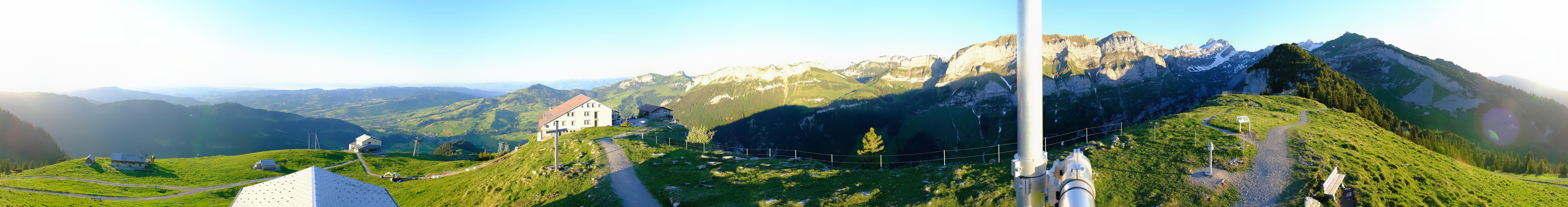 Archiv Foto Webcam Ebenalp Bergstation