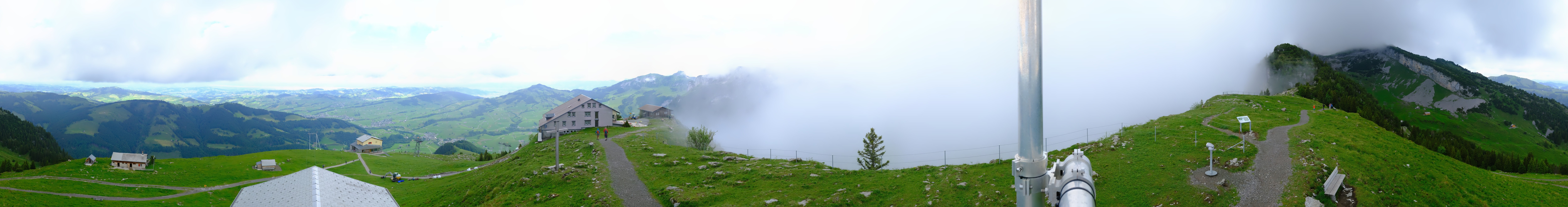 Archiv Foto Webcam Ebenalp Bergstation
