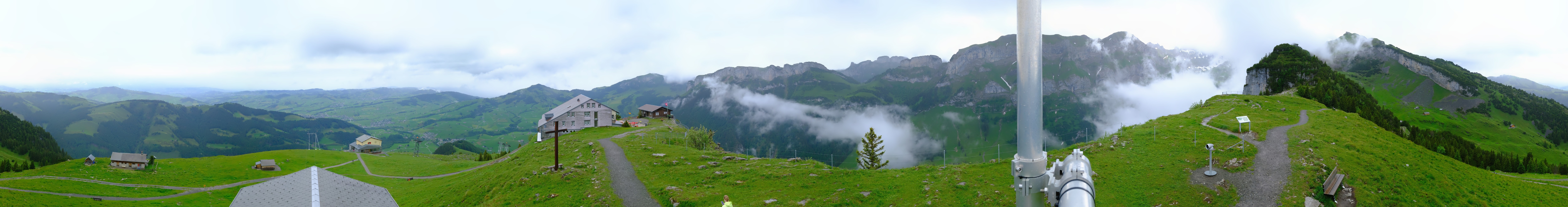 Archiv Foto Webcam Ebenalp Bergstation