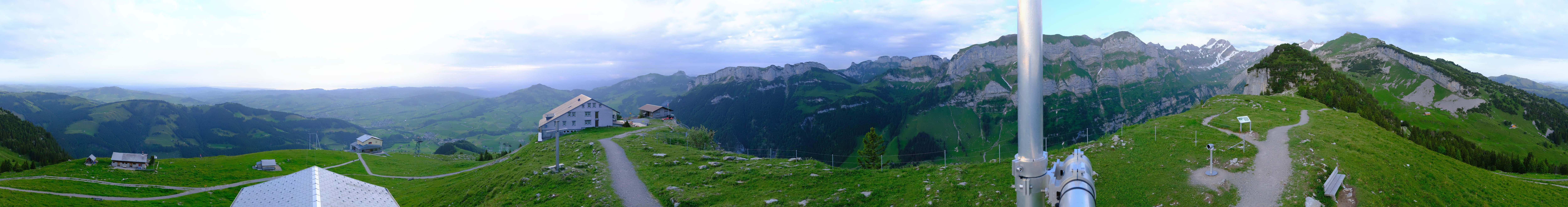 Archiv Foto Webcam Ebenalp Bergstation
