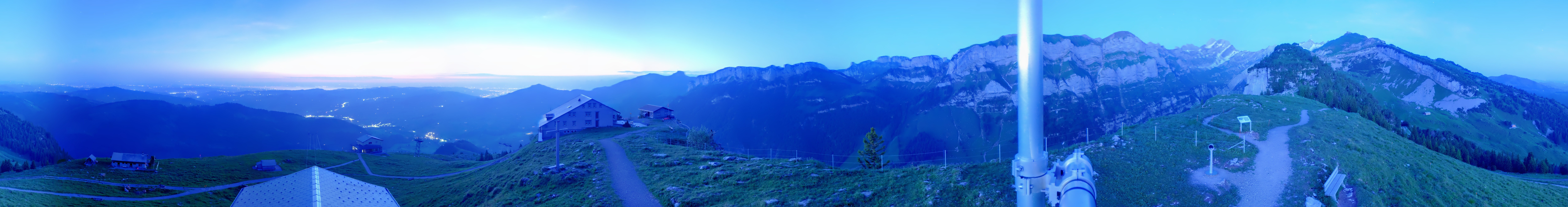 Archiv Foto Webcam Ebenalp Bergstation