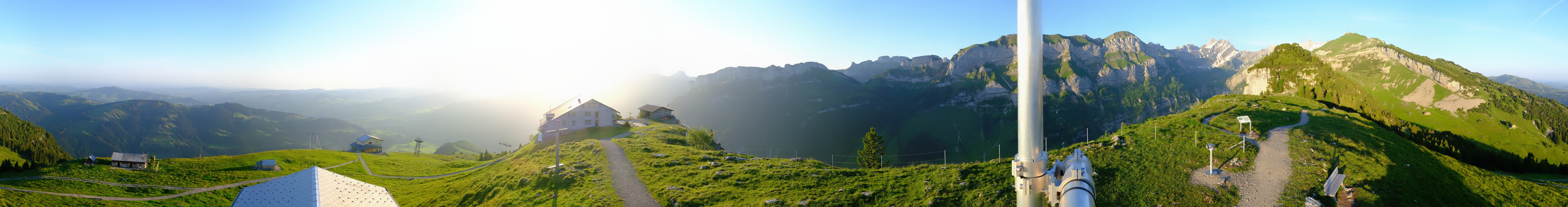Archiv Foto Webcam Ebenalp Bergstation