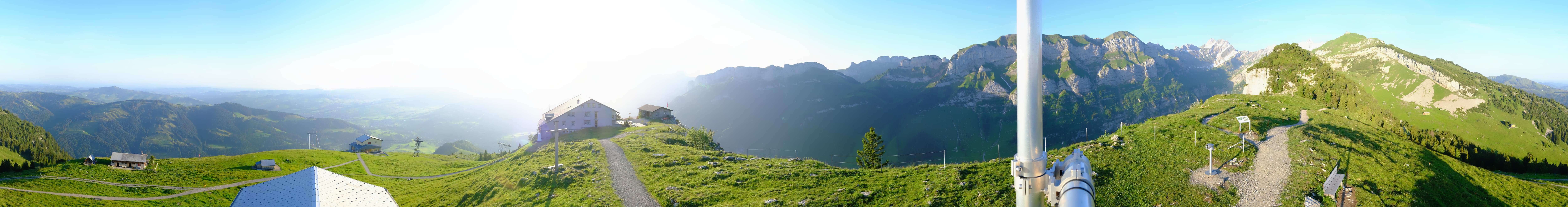 Archiv Foto Webcam Ebenalp Bergstation