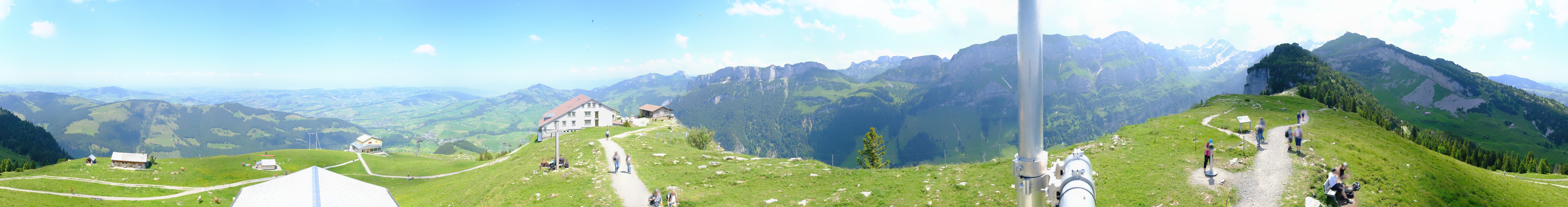 Archiv Foto Webcam Ebenalp Bergstation