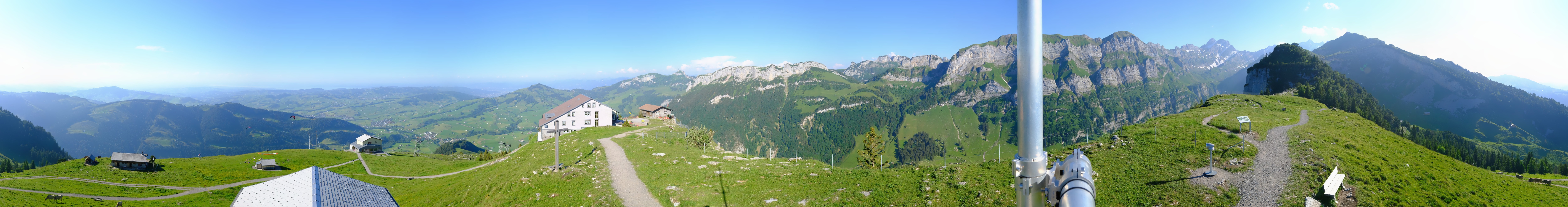 Archived image Webcam Ebenalp Top Station