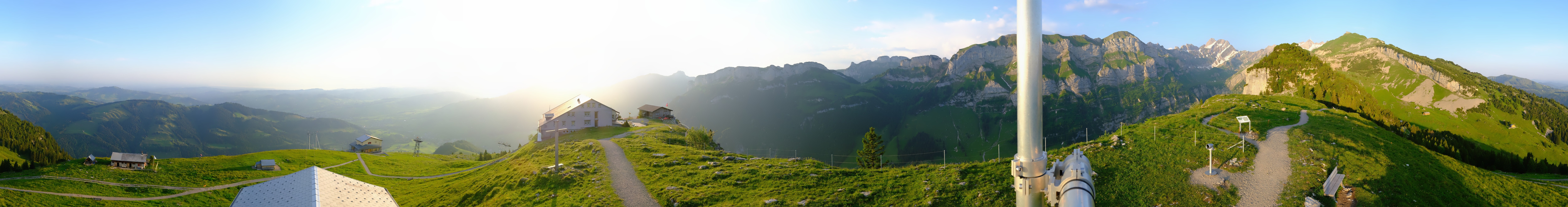 Archiv Foto Webcam Ebenalp Bergstation