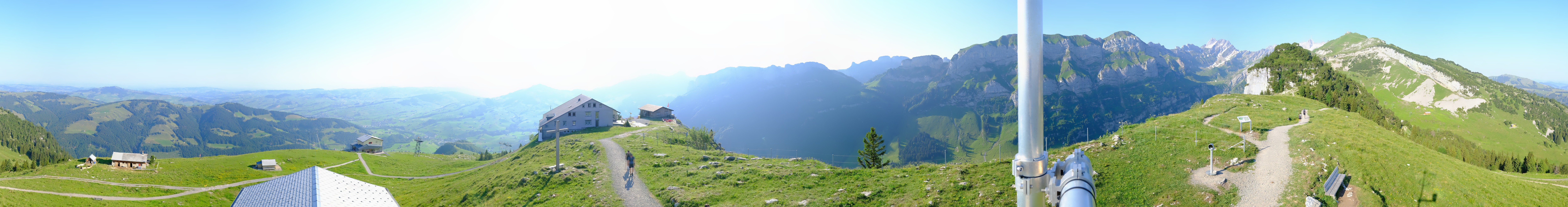 Archiv Foto Webcam Ebenalp Bergstation