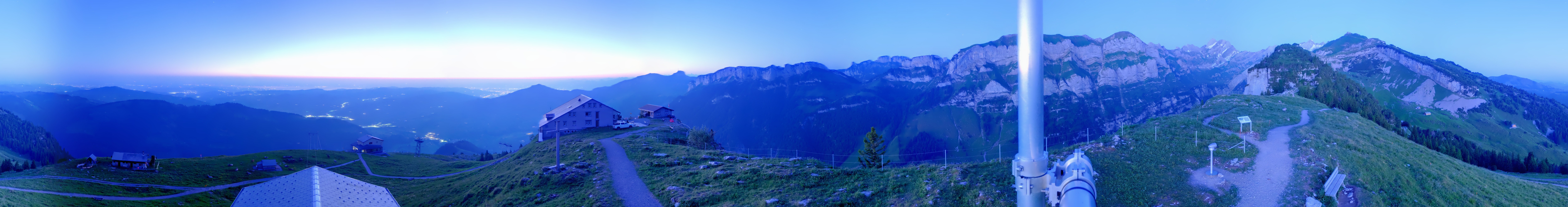 Archiv Foto Webcam Ebenalp Bergstation