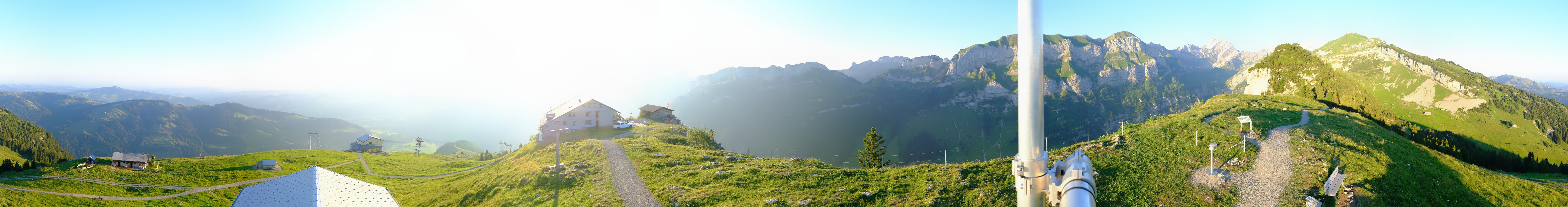 Archiv Foto Webcam Ebenalp Bergstation