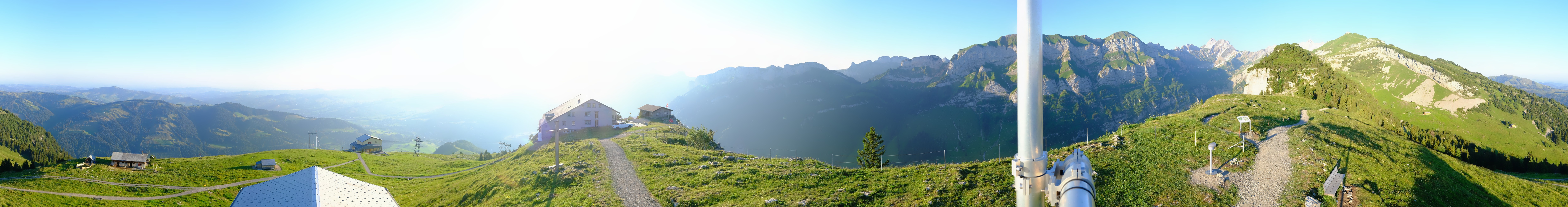 Archiv Foto Webcam Ebenalp Bergstation
