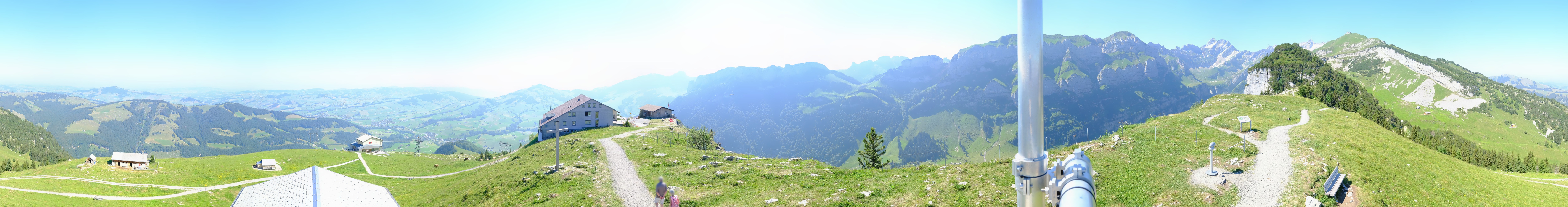 Archiv Foto Webcam Ebenalp Bergstation