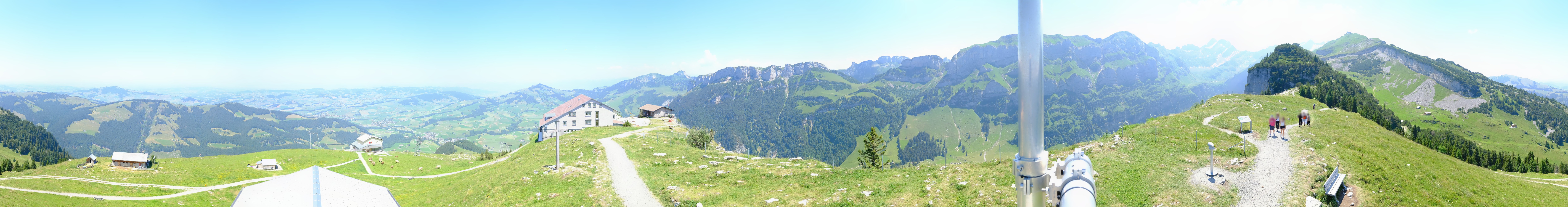 Archiv Foto Webcam Ebenalp Bergstation