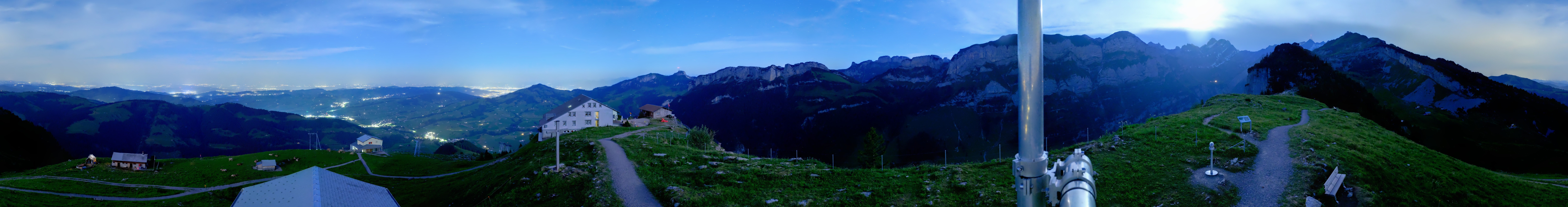 Archived image Webcam Ebenalp Top Station