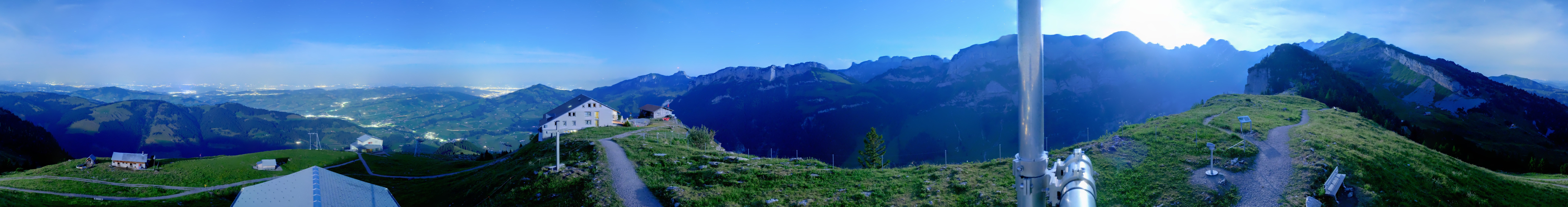 Archived image Webcam Ebenalp Top Station