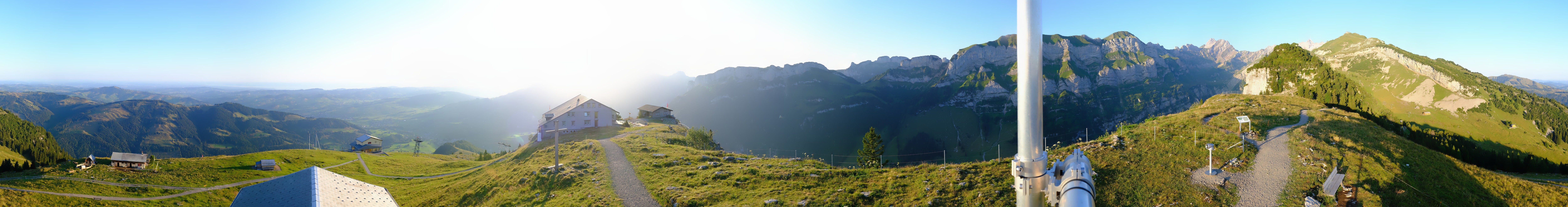 Archiv Foto Webcam Ebenalp Bergstation