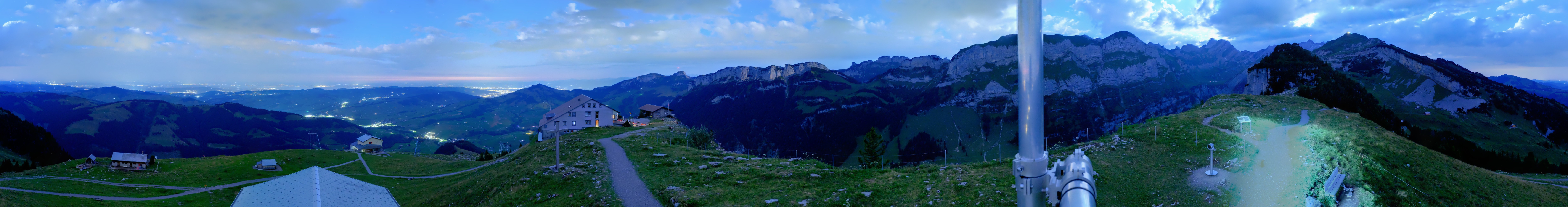 Archived image Webcam Ebenalp Top Station
