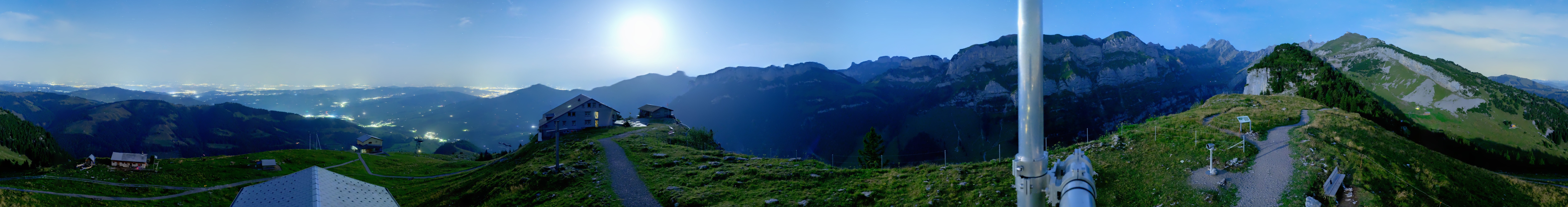 Archiv Foto Webcam Ebenalp Bergstation