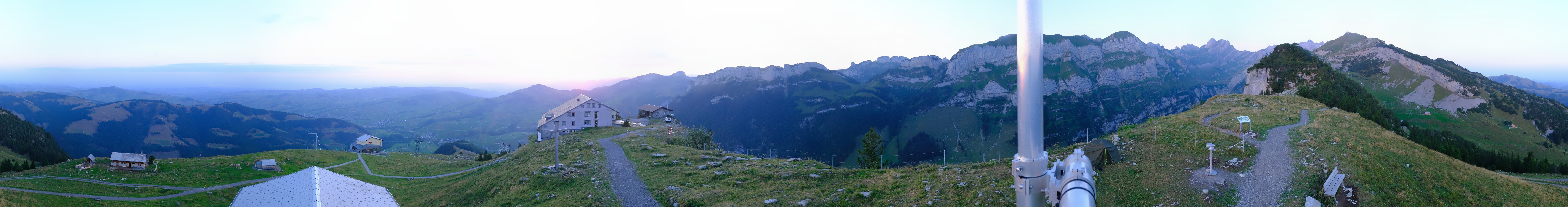 Archived image Webcam Ebenalp Top Station