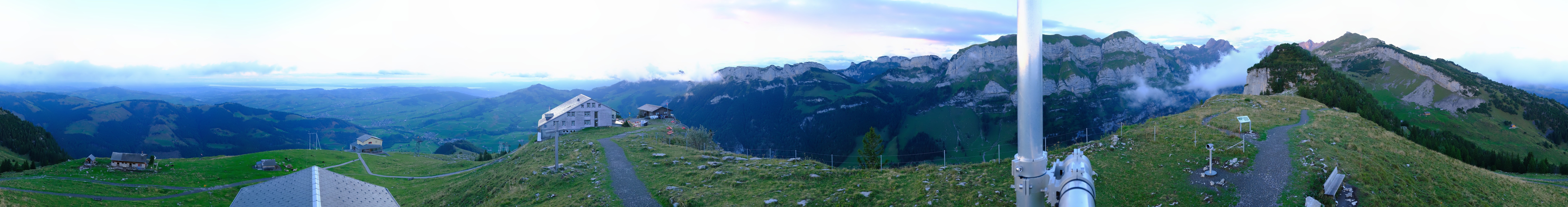 Archiv Foto Webcam Ebenalp Bergstation