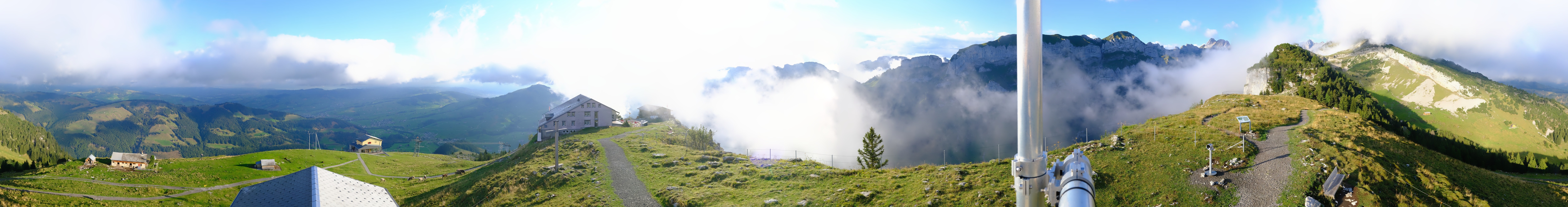 Archiv Foto Webcam Ebenalp Bergstation