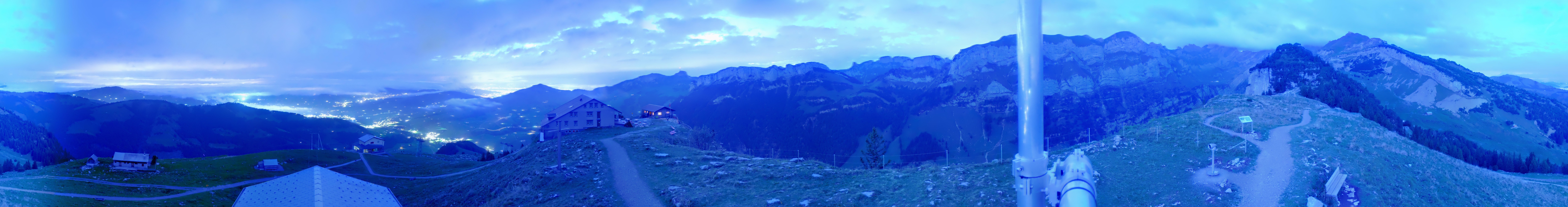 Archived image Webcam Ebenalp Top Station