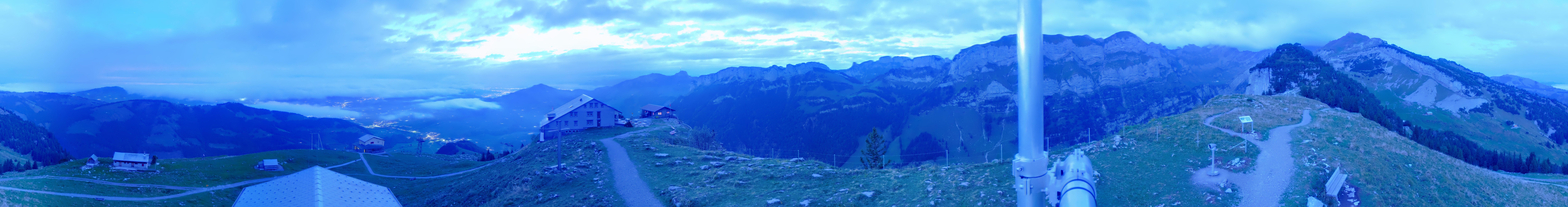 Archived image Webcam Ebenalp Top Station