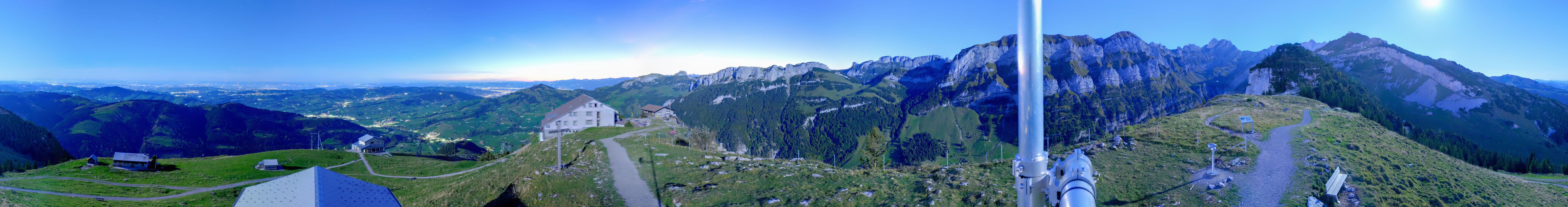 Archiv Foto Webcam Ebenalp Bergstation