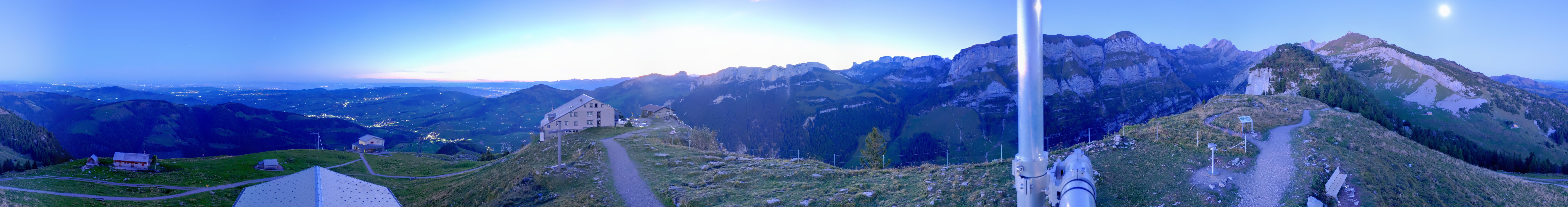Archiv Foto Webcam Ebenalp Bergstation