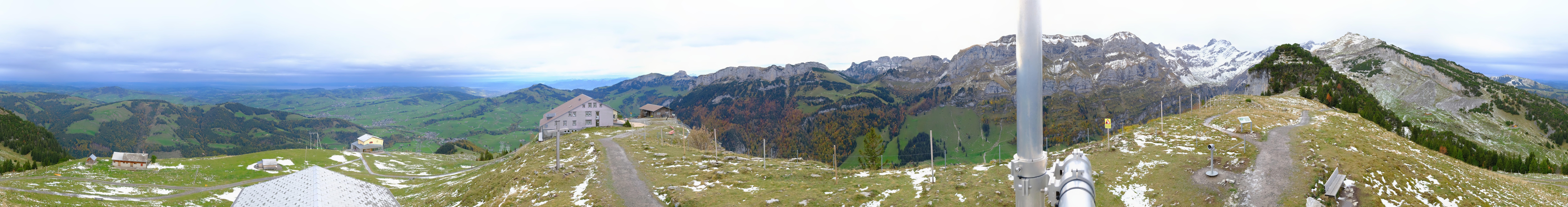 Archiv Foto Webcam Ebenalp Bergstation