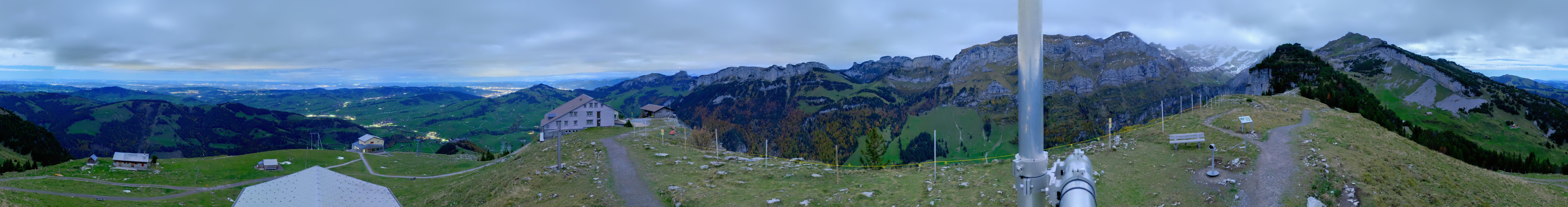 Archived image Webcam Ebenalp Top Station