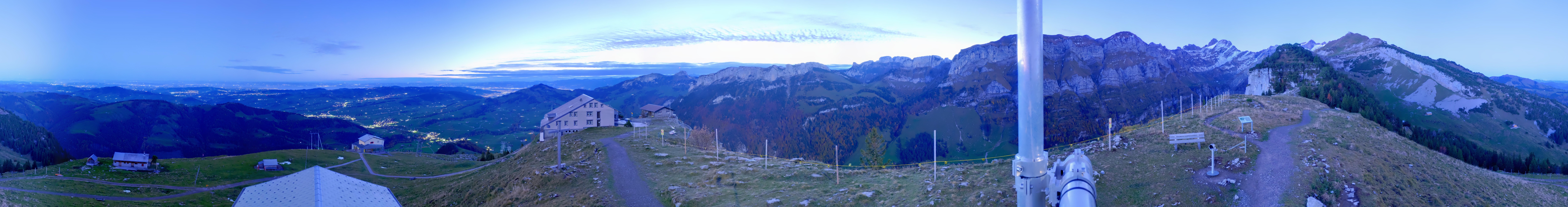 Archived image Webcam Ebenalp Top Station