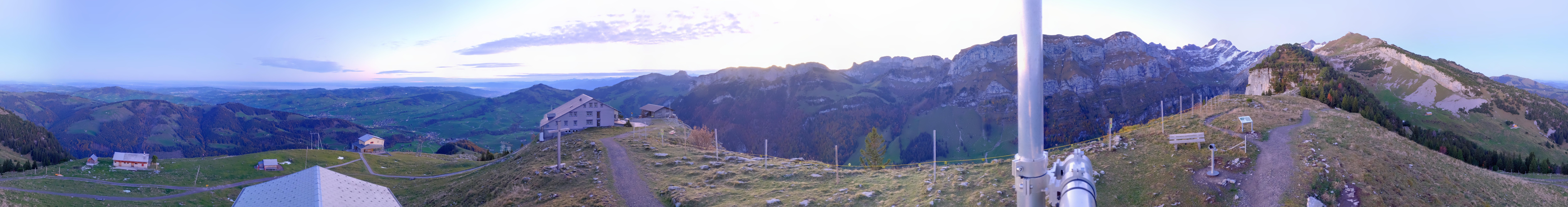 Archived image Webcam Ebenalp Top Station