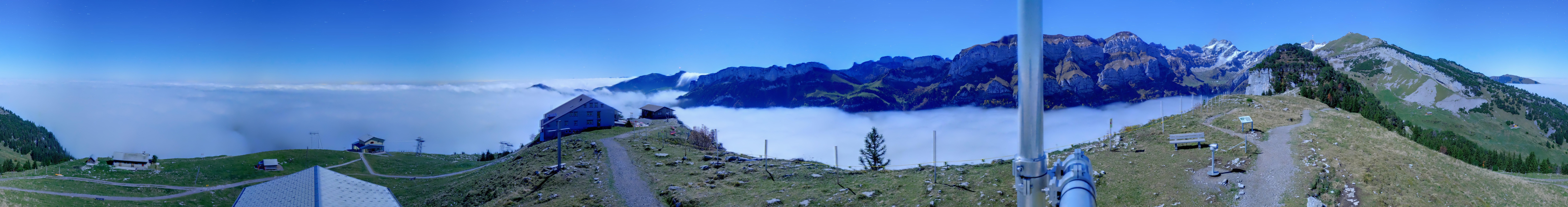 Archiv Foto Webcam Ebenalp Bergstation