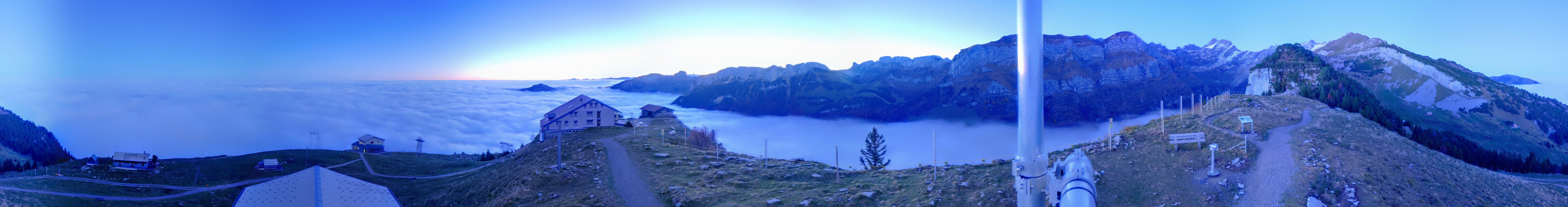 Archiv Foto Webcam Ebenalp Bergstation