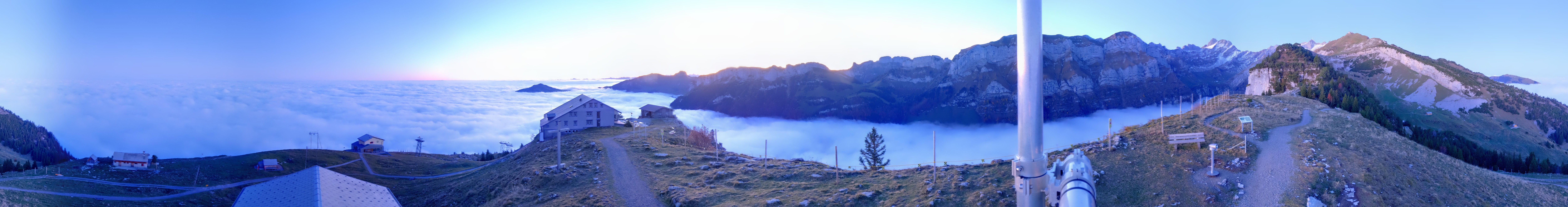 Archiv Foto Webcam Ebenalp Bergstation