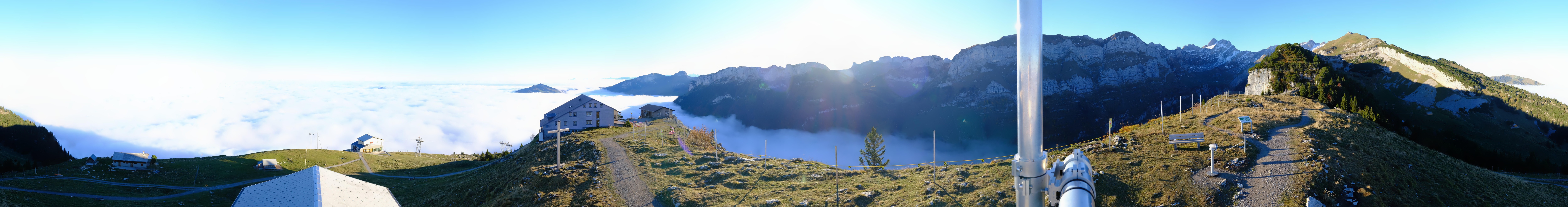 Archiv Foto Webcam Ebenalp Bergstation
