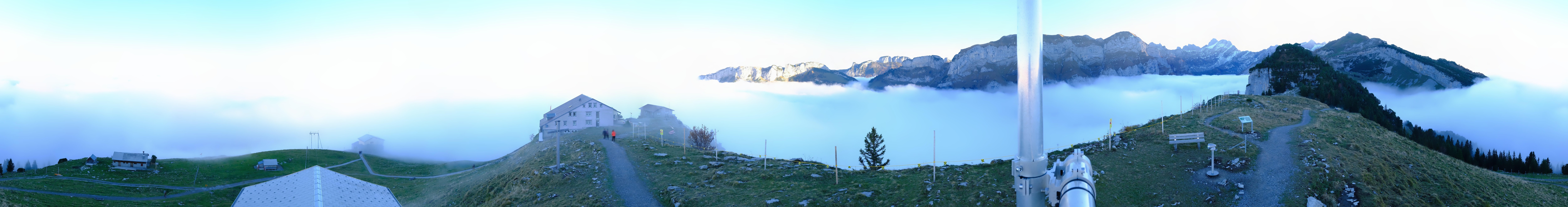 Archiv Foto Webcam Ebenalp Bergstation