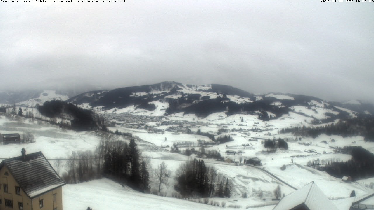 Archiv Foto Webcam Panoramablick über Appenzell