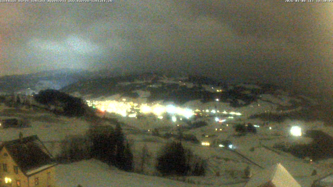 Archiv Foto Webcam Panoramablick über Appenzell