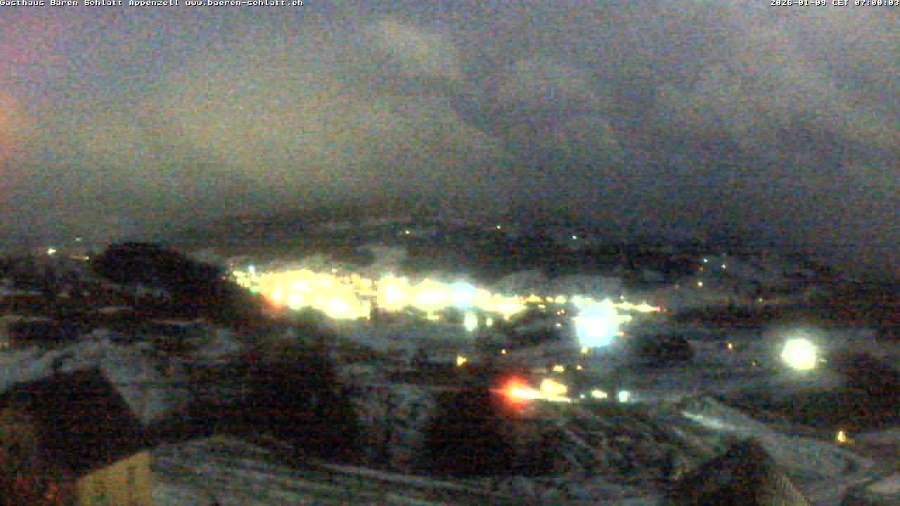 Archiv Foto Webcam Panoramablick über Appenzell