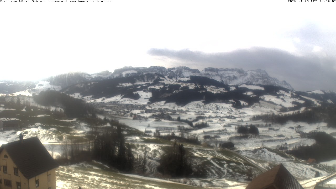 Archiv Foto Webcam Panoramablick über Appenzell